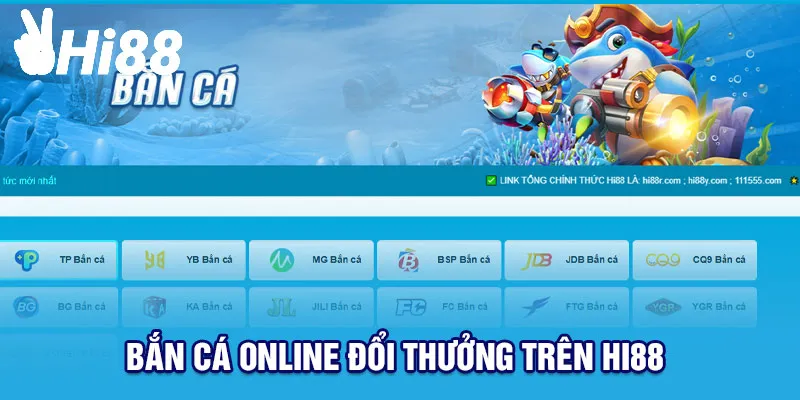 Giao diện trò chơi Bắn cá online đổi thưởng trên Hi88 với đồ họa sinh động
